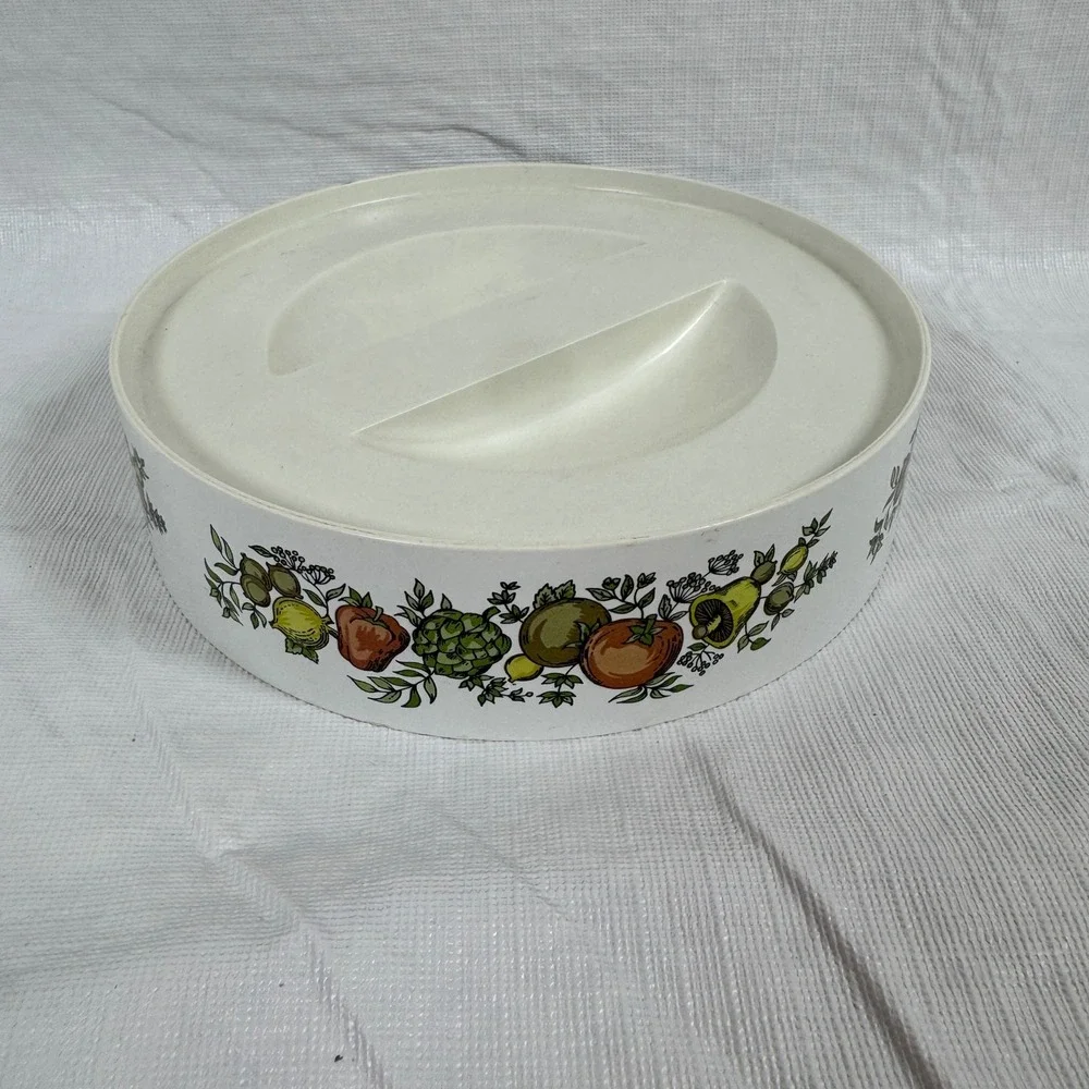 Vintage Pyrex See N Store Spice Of Life Plastic Lid 7080-G
